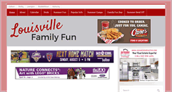 Desktop Screenshot of louisvillefamilyfun.net