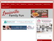 Tablet Screenshot of louisvillefamilyfun.net